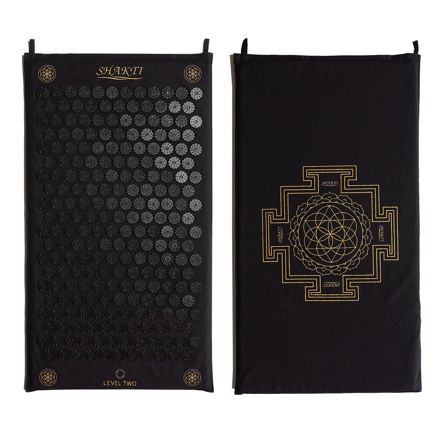 ShaktiMat Classic Acupressure Mat – Level 2 (Shakti Black) Stress Relief & Relaxation
