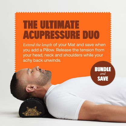ShaktiMat Acupressure Mat – Relaxation, Sleep & Muscle Relief (Level 1, Shakti Black)
