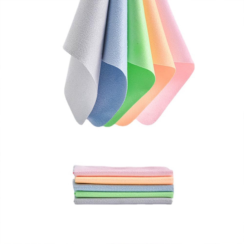 Shammy Eyeglass Cleaning Cloths — Ultra Absorbent 230GSM, 10 Pack