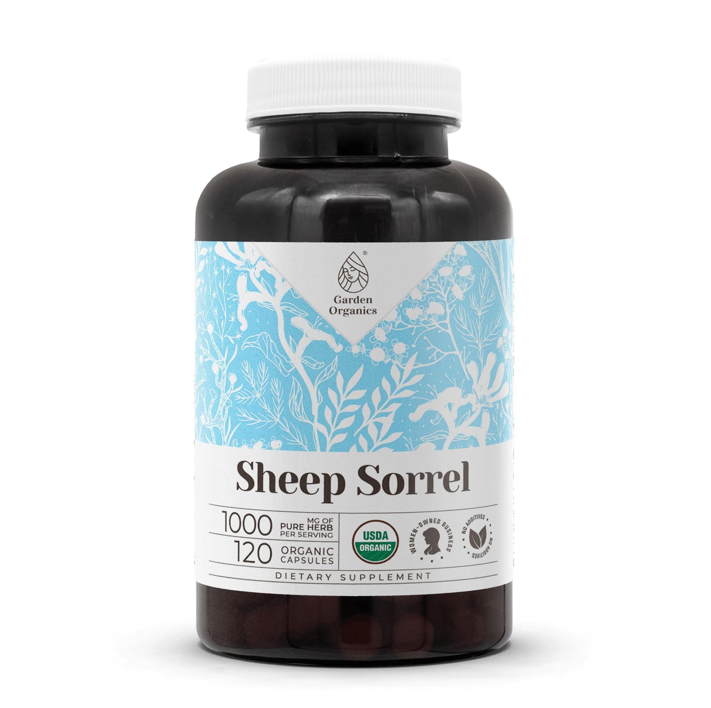 Sheep Sorrel USDA Organic 120 Capsules | Circulatory Support | Organic Vegetarian Capsules