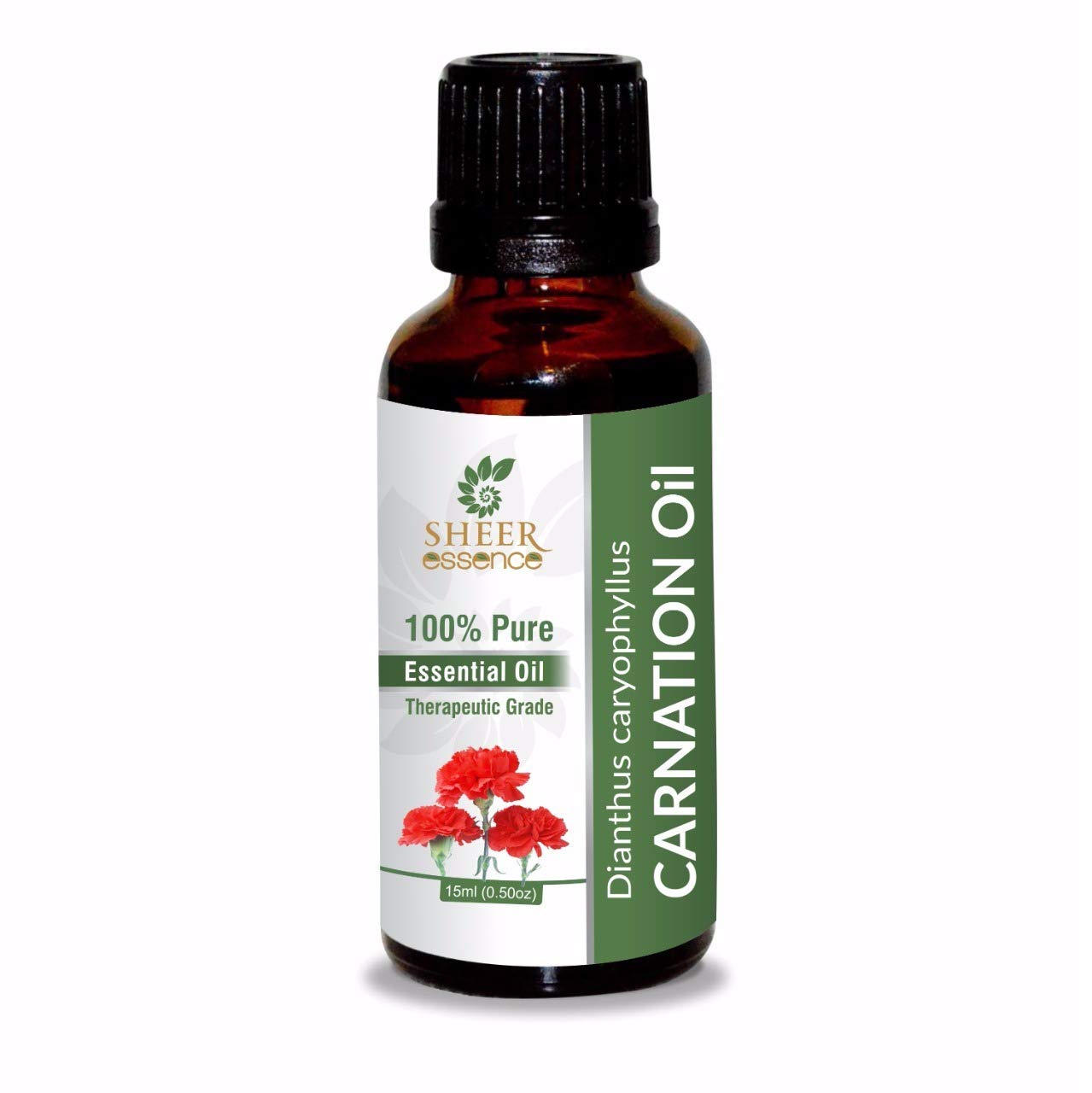 Sheer Essence Carnation Oil 15 ml – 100% Pure Dianthus Caryophyllus Essential Oil