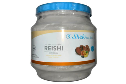 Sheló NABEL Reishi Mushroom Powder Premix – 15.87 oz (450 g) Natural Peach & Plum
