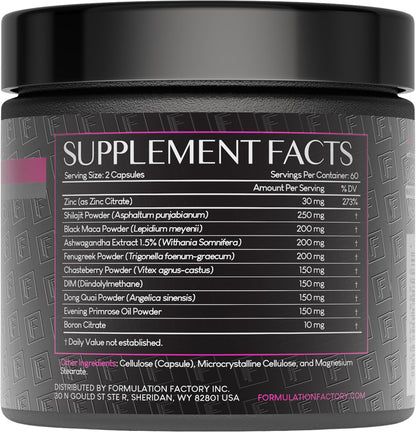 Formulation Factory She's Obsessed: 10-in-1 Hormone Balance Maximizer – 240 Count (Pack of 2)