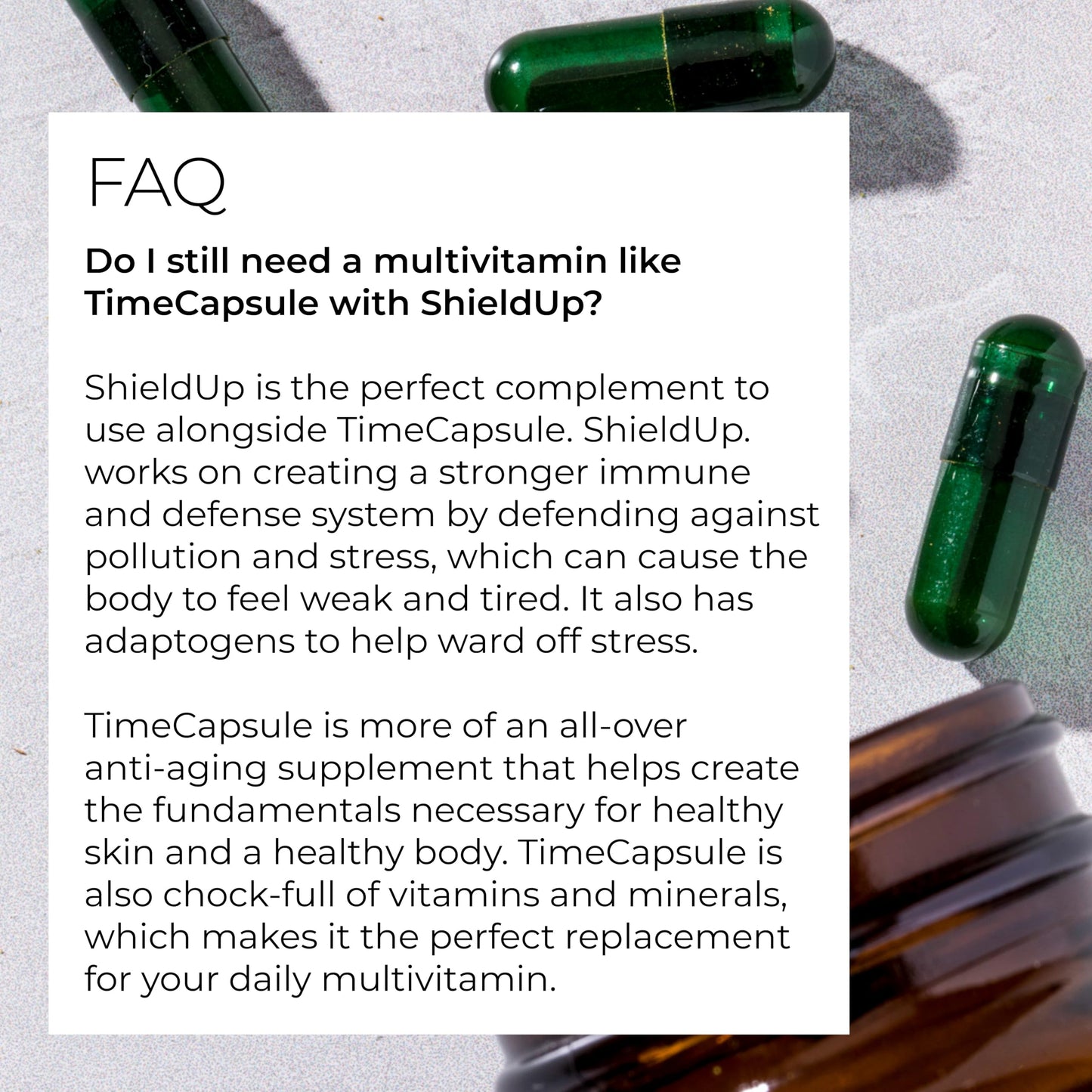 Hush & Hush ShieldUp – Immune Booster Energy Supplement | Vitamin C, Matcha, Maca & Turmeric | 60 Capsules | Vegan & Gluten Free