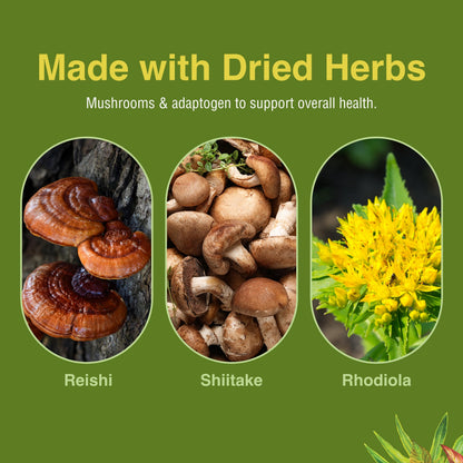 Herbs Etc. Deep Health – Daily Use Adaptogen Supplement | Immune Health & Energy | 120 Softgels