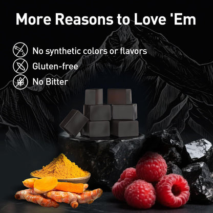 Pure Himalayan Shilajit Gummies with Ashwagandha – 120 Count