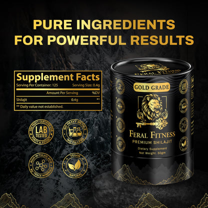 50g Himalayan Shilajit Resin – Gold Grade | 100% Pure | Lab Tested