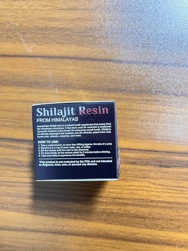 Shilajit Pure Himalayan Organic Resin - 800mg Gold Grade | 85+ Fulvic Acid & Trace Minerals