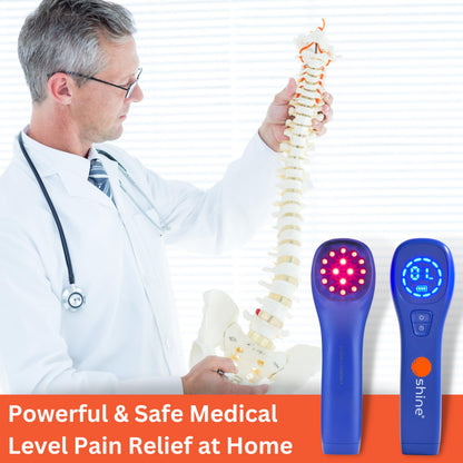 SHINE Relief DEEP RED/NIR Plus – 660nm & 850nm Light Therapy for Skin Health & Recovery
