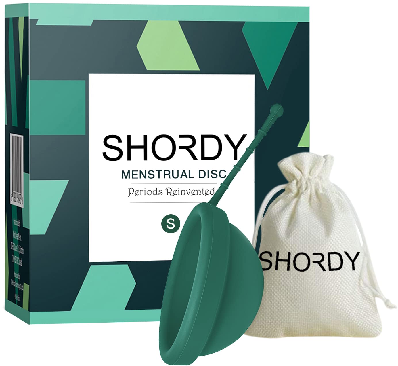 SHORDY Reusable Menstrual Disc (Small) – 100% Medical-Grade Silicone, Leak-Free & Eco-Friendly Period Care