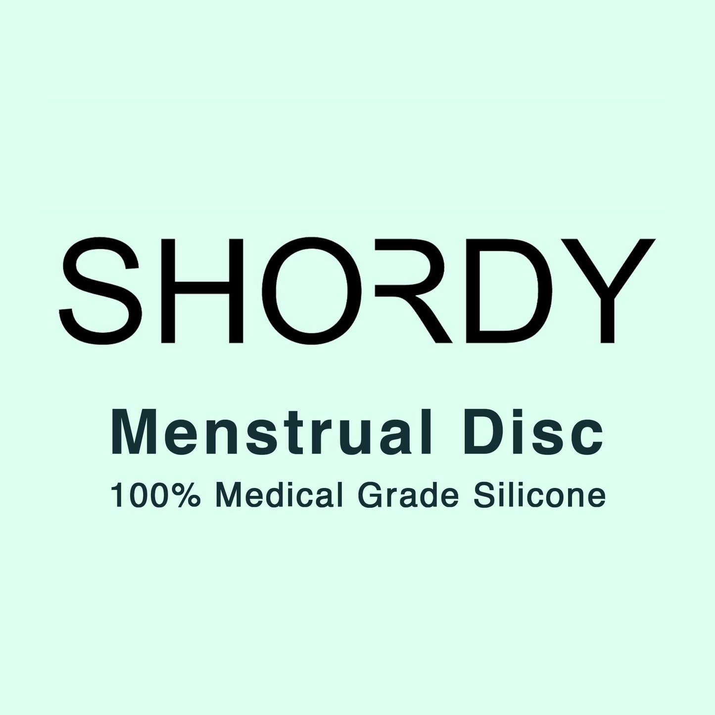 SHORDY Reusable Menstrual Disc (Small) – 100% Medical-Grade Silicone, Leak-Free & Eco-Friendly Period Care