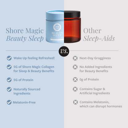 Shore Magic Beauty Sleep – Marine Collagen, Magnesium & L-Theanine, Sugar-Free