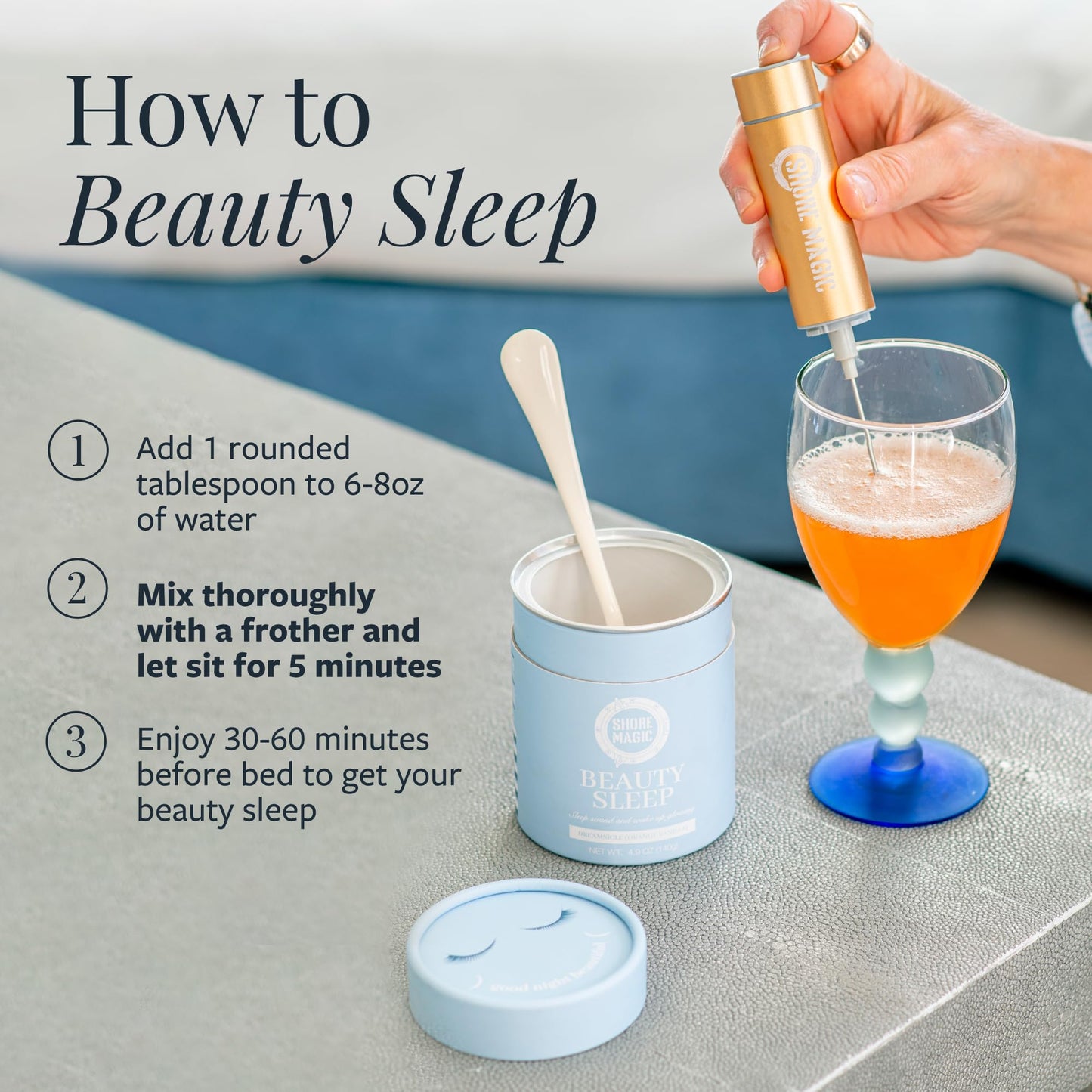 Shore Magic Beauty Sleep – Marine Collagen, Magnesium & L-Theanine, Sugar-Free