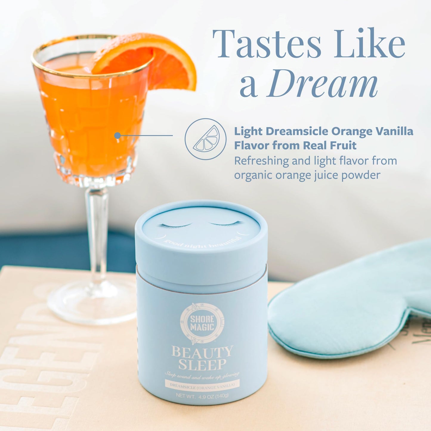 Shore Magic Beauty Sleep – Marine Collagen, Magnesium & L-Theanine, Sugar-Free