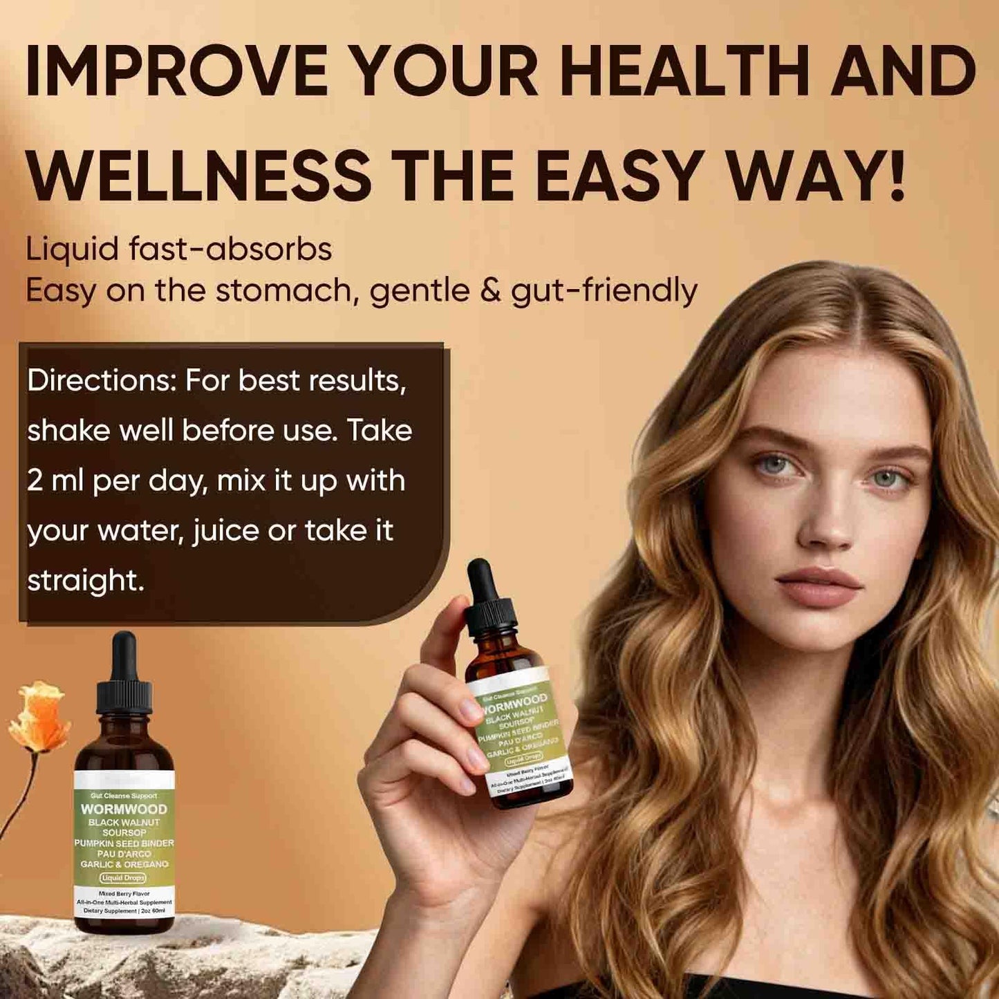 Shwfhi Orame Wormwood Gut Cleanse Drops – Digestive Health & Energy