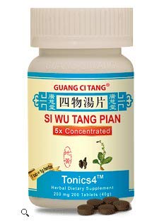 Si Wu Tang Pian Tablets 200mg Pack of 2 400 Tablets Total Blood Tonic