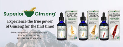Siberian Ginseng Root Extract – Organic & Alcohol-Free 2oz | Patented Cold Fulvic Mineral Water Brew