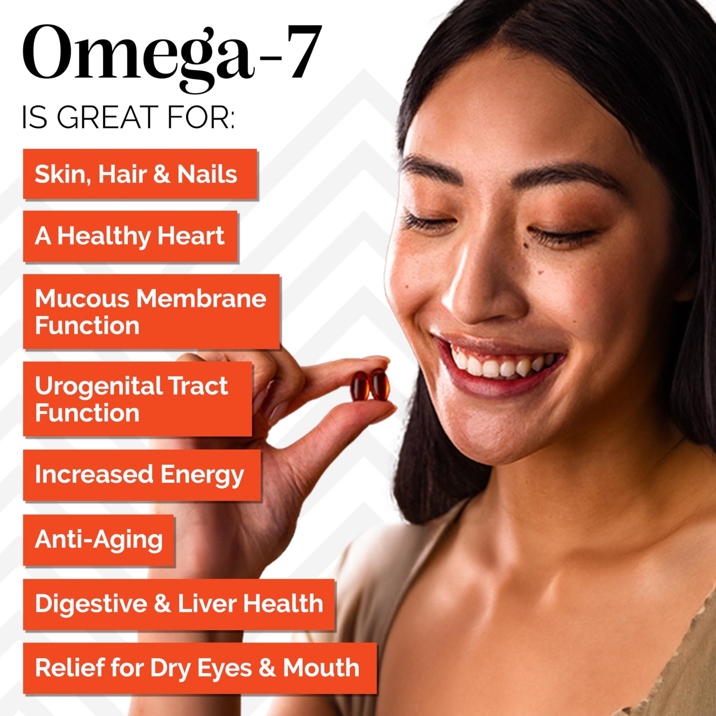 Sibu Sea Buckthorn Omega-7 Softgels – 30-Day Refill Sachet | Healthy Skin, Hair & Nails