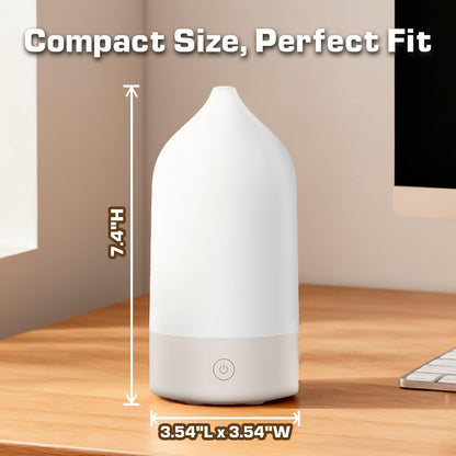 SIHUADON Essential Oil Diffuser 120ml – 3-in-1 Ultrasonic Humidifier with 7-Color Night Lights