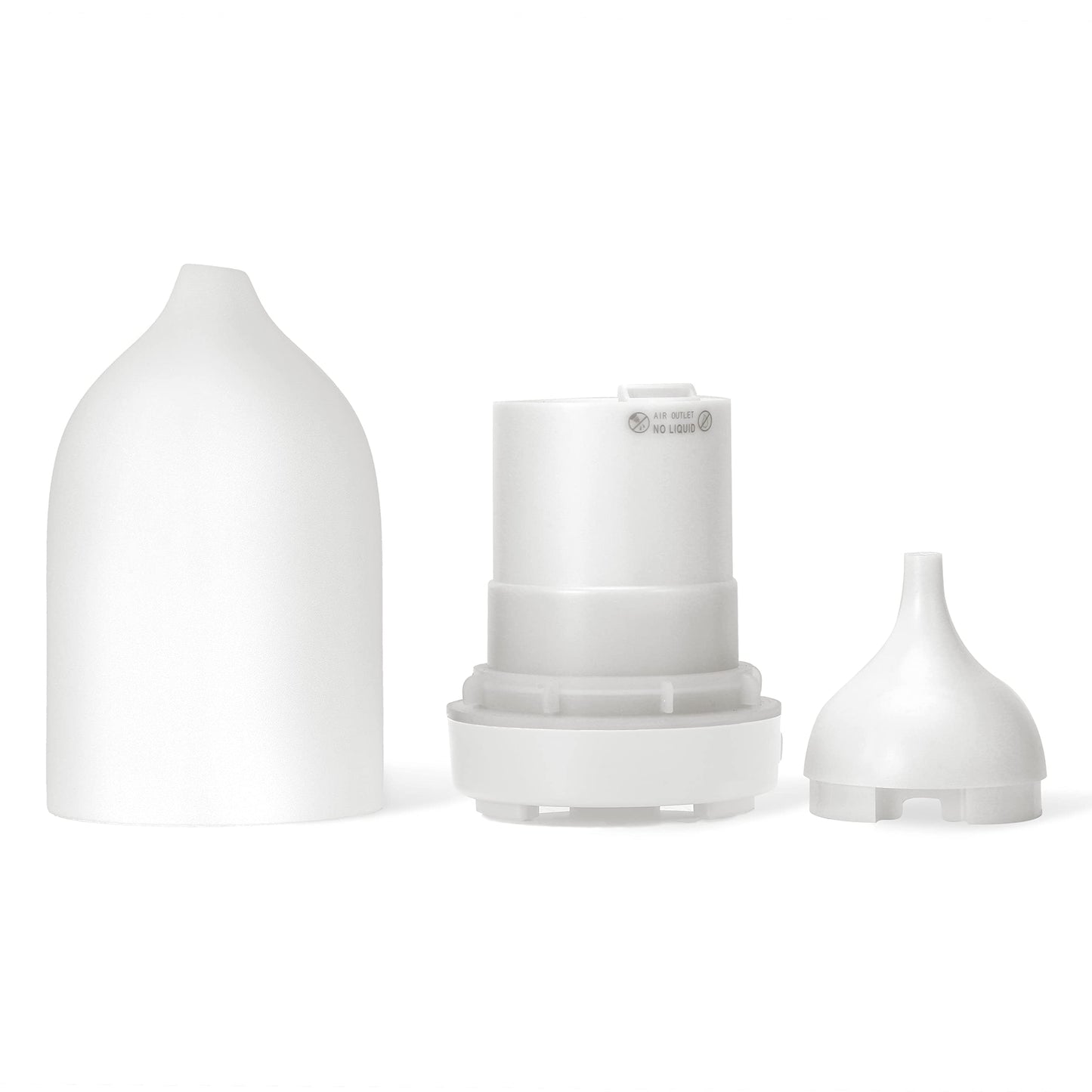 Handmade Ceramic Essential Oil Diffuser – Auto-Off, 9-Color Night Light