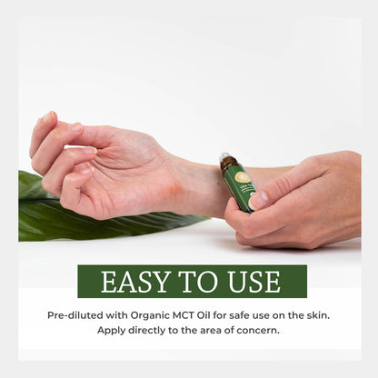 Silk Road Tea Tree Essential Oil Roll-On – 100% Pure & USDA Certified Organic, 10 ml