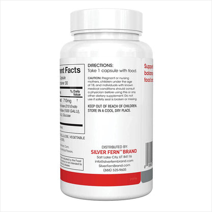 Silver Fern Bloat & Gas Relief Digestive Enzyme Blend — 30 Servings | FODMAP & Bloating Support
