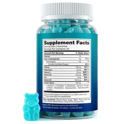 SILVERPEAKS Height Growth Gummies - Growth Maximizer for All Ages