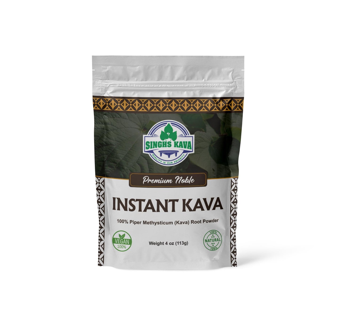 SINGHS Micronized Instant Kava Powder – Fijian Kava, 4oz (No Prep)