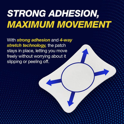 SINSINPAS AREX Cool & Hot Pain Relieving Patch – Medium, 20 Pack (200 Patches Total)