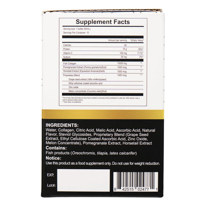 Sipnutri Diamond Liquid Collagen Drink – 15000 mg Marine Collagen + Vitamin C
