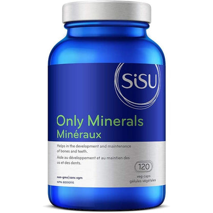 SISU Only Minerals Capsules, 120 CT | 12 Minerals in Balanced, Easily Absorbable Form