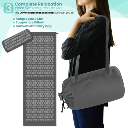 Sivan Health Acupressure Mat & Pillow Set – Stress & Pain