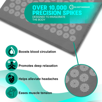 Sivan Health Acupressure Mat & Pillow Set – Stress & Pain