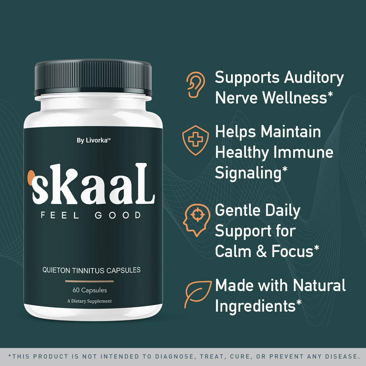 (3 Pack) Skaal Capsules – Tinnitus Support & Wellness