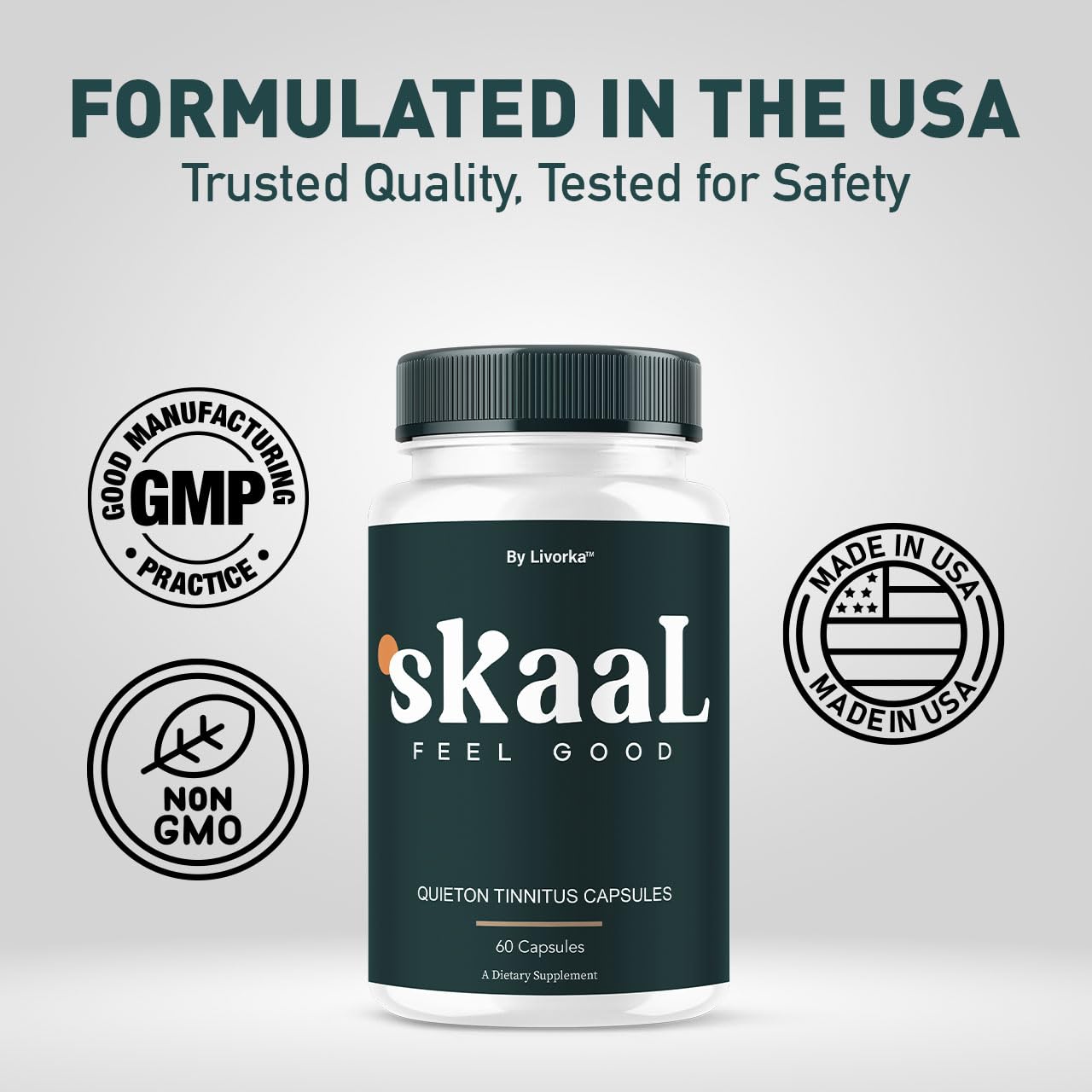 (3 Pack) Skaal Capsules – Tinnitus Support & Wellness