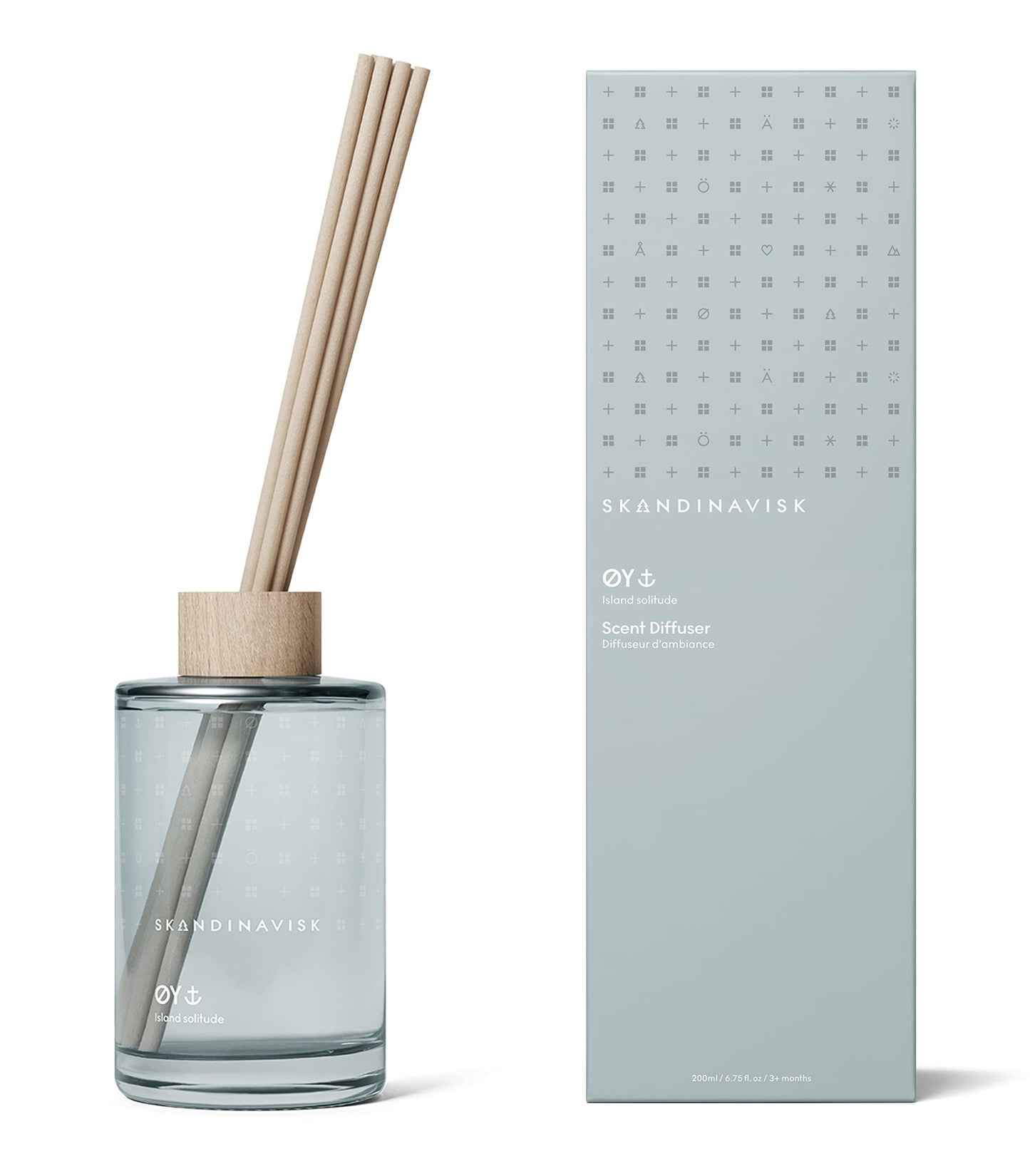 Skandinavisk ØY Island Scent Diffuser | 8 Reeds, Lasts 3 Months