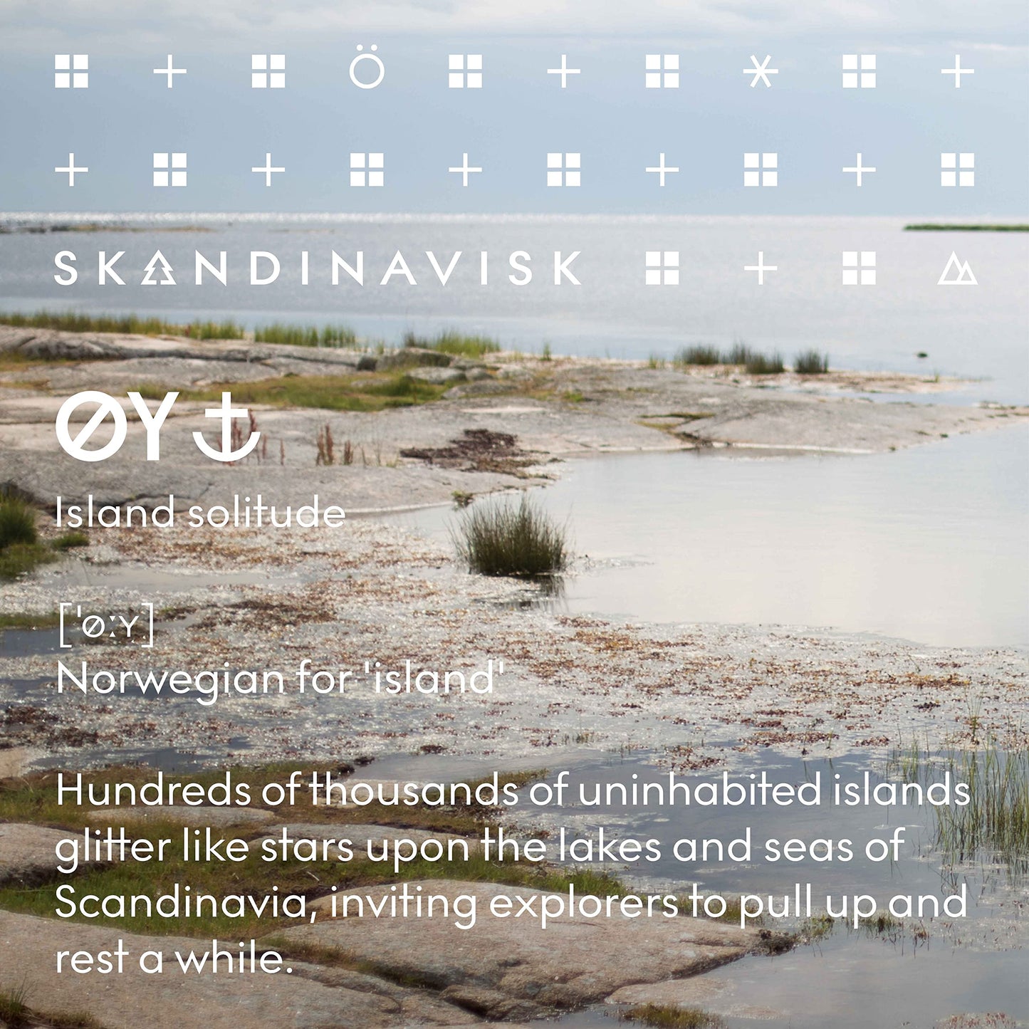 Skandinavisk ØY Island Scent Diffuser | 8 Reeds, Lasts 3 Months