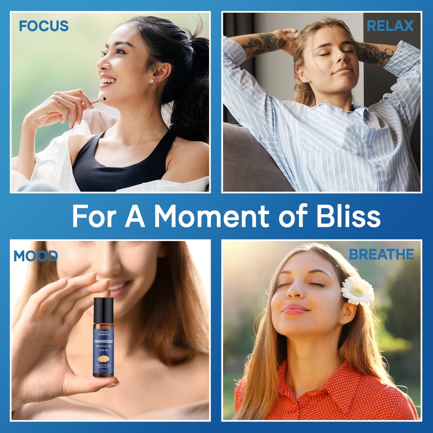 Frankincense Essential Oil Roll-On 10 ml – Nexon Botanics | Pure & Natural