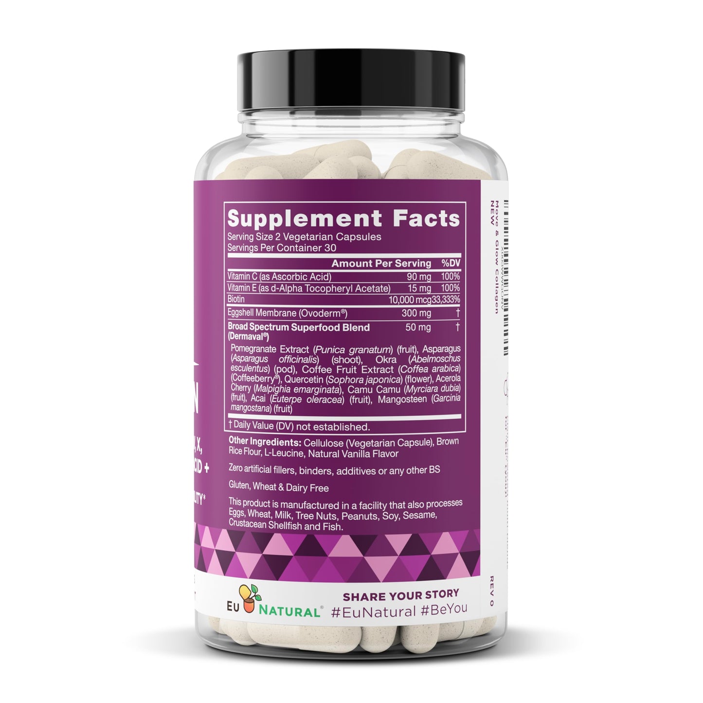 Move & Glow Vegetarian Collagen Pills – Skin & Joint Support (60 Capsules)