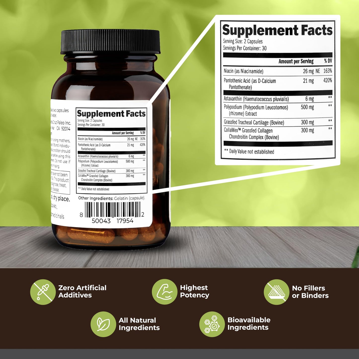 Skin & Eye Supplement – Supports Healthy Skin & Vision