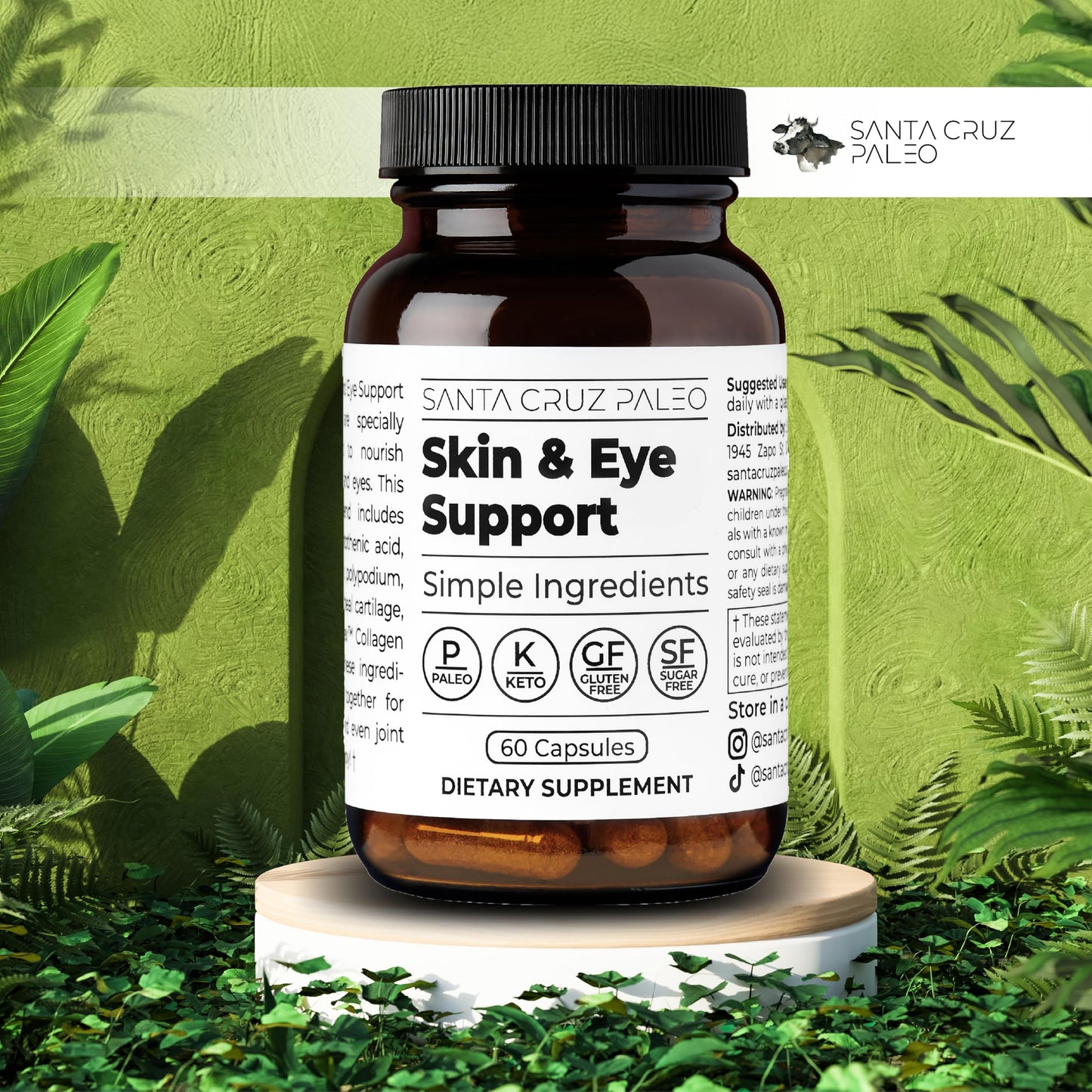Skin & Eye Supplement – Supports Healthy Skin & Vision