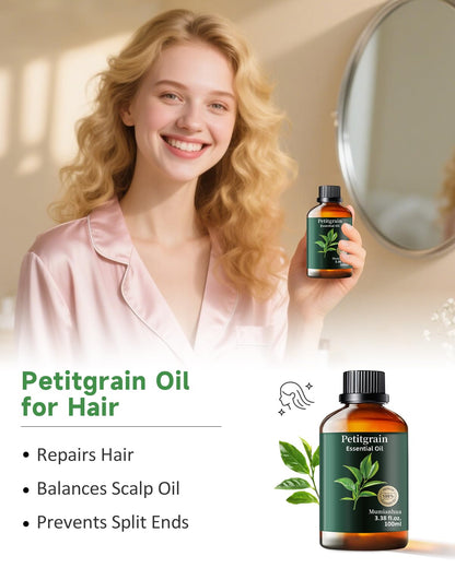 Petitgrain Essential Oil for Bedtime Serenity – Diffuser & Pillow Mist
