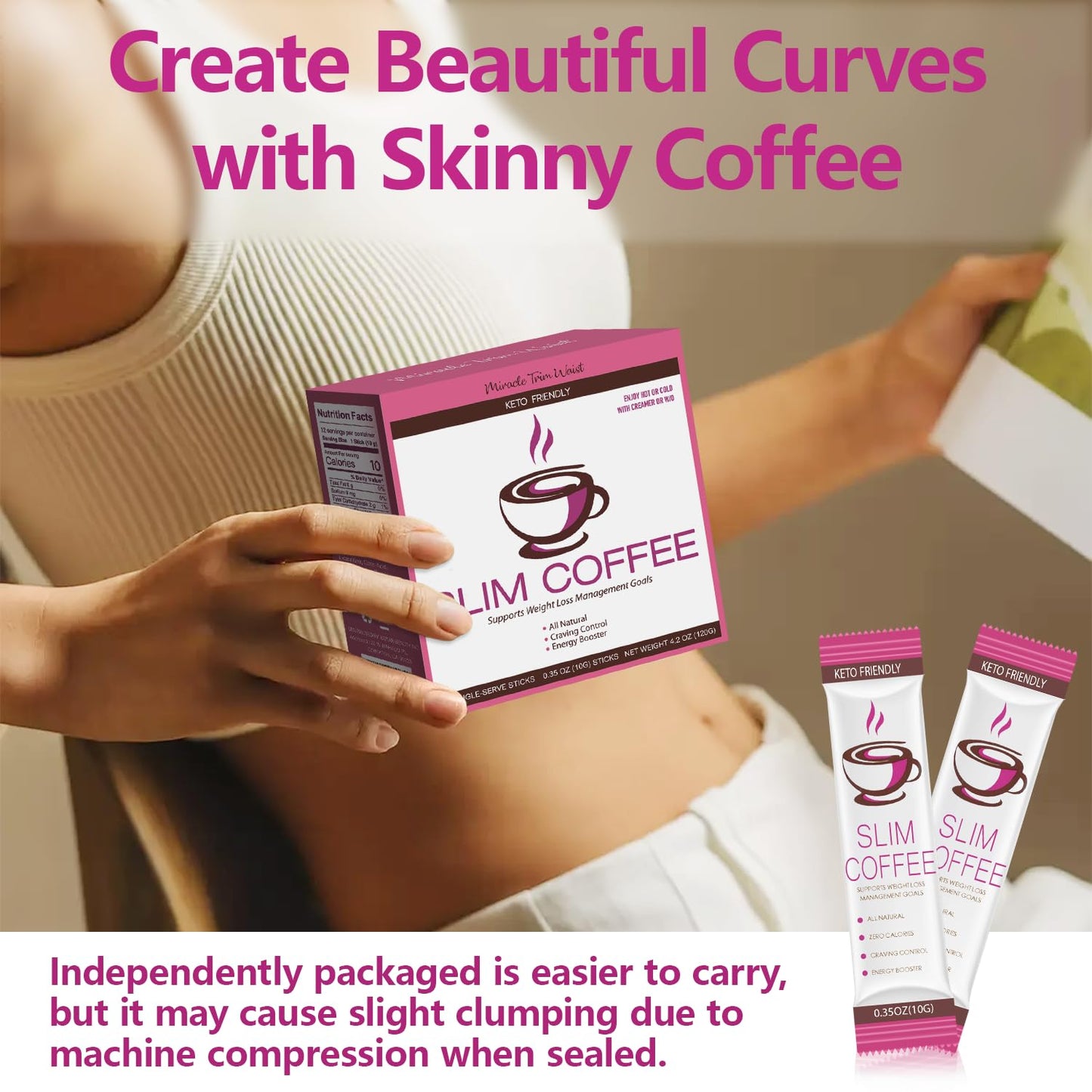 Skinny Coffee Green Bean Extract Powder | USTAR Slim Coffee, 12 Natural Blends, 120g