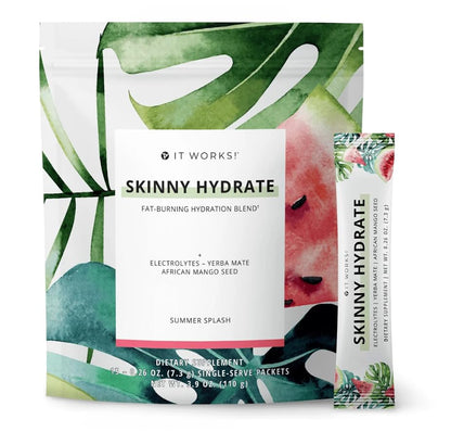 It Works! Skinny Hydrate – Summer Splash | Fat-Burning Hydration with Green Tea & Green Coffee Extracts