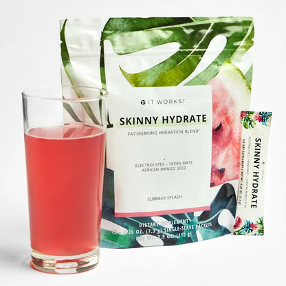 It Works! Skinny Hydrate – Summer Splash | Fat-Burning Hydration with Green Tea & Green Coffee Extracts