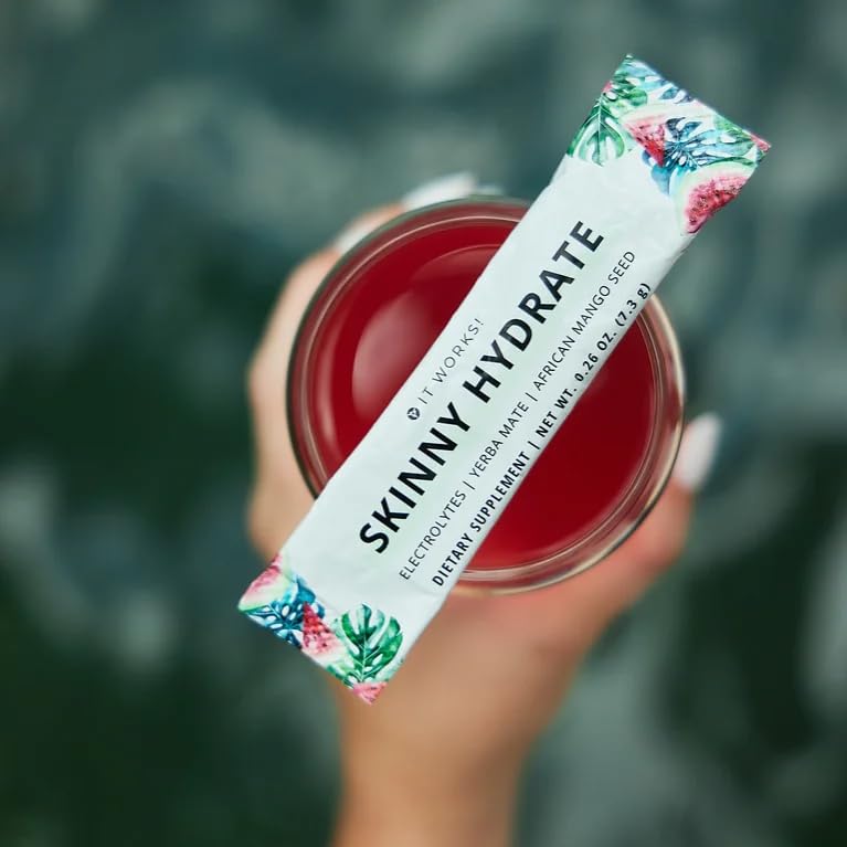 It Works! Skinny Hydrate – Summer Splash | Fat-Burning Hydration with Green Tea & Green Coffee Extracts