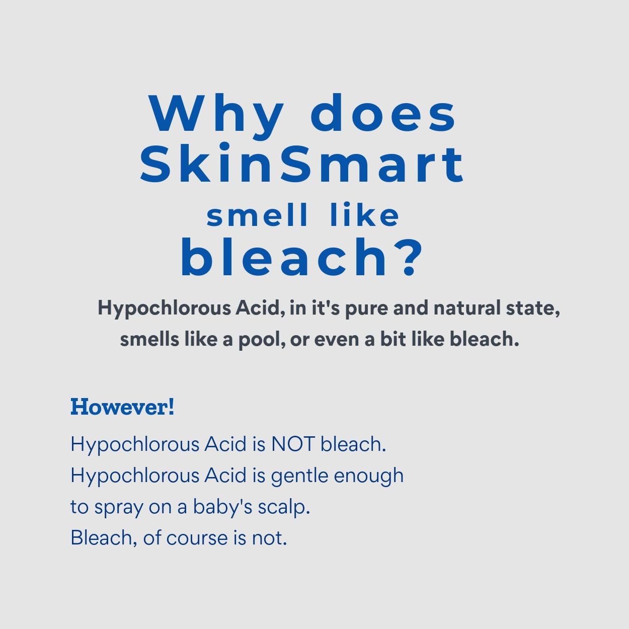 SkinSmart Antimicrobial Eczema Therapy with Hypochlorous Acid | 8 oz Clear Spray for Adults, Kids & Seniors