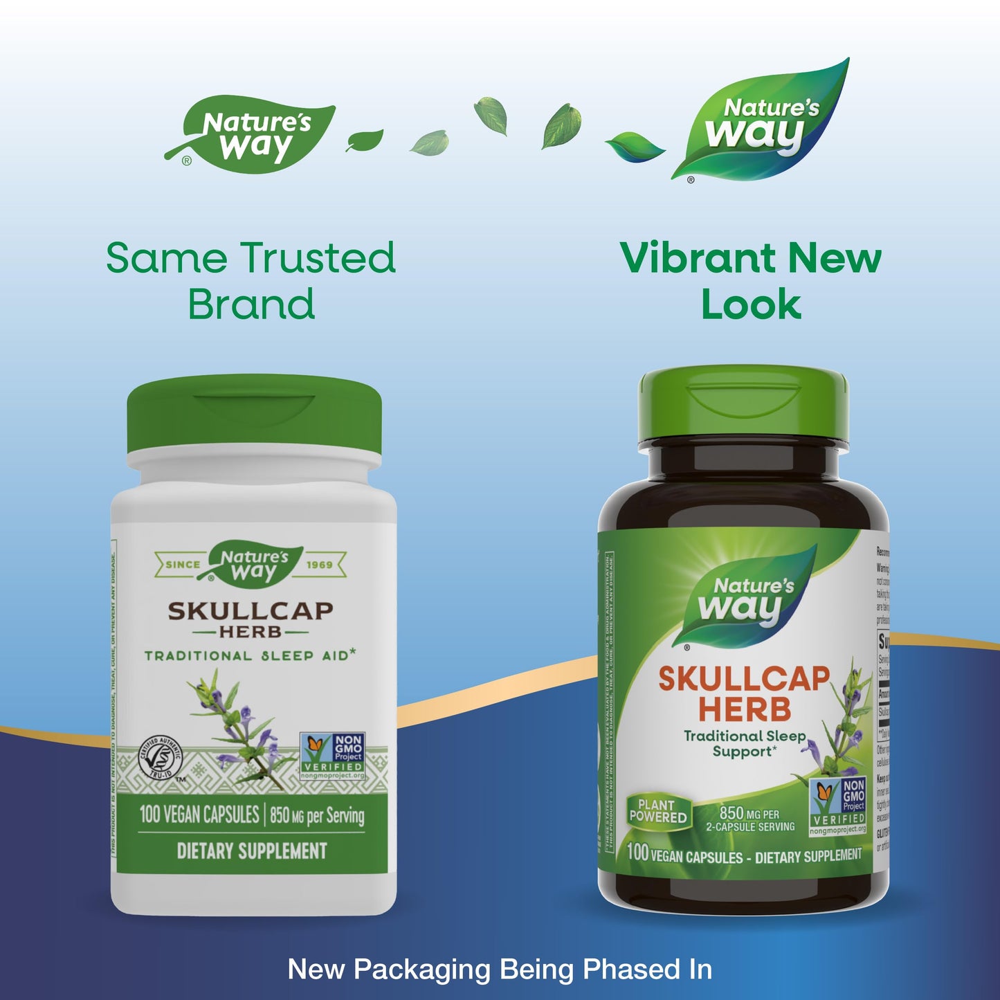 Nature's Way Skullcap Herb Sleep Support - Non-GMO, Gluten Free, Vegan