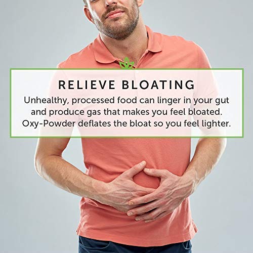 Global Healing Center Oxy-Powder Colon Cleanse Detox – Oxygen-Based Natural Intestinal Cleanser (2x120 Count)