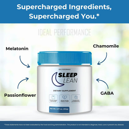 Sleep Lean Powder | Official SleepLean Health & Wellness Supplement - Maximum Strength (1 Pack)